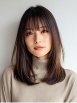 ロディーナコク 大口 新子安(rodina.coc)&nbsp;イメチェン/ピンクベージュ/アンブレラカラー/前髪/大口子安横浜
