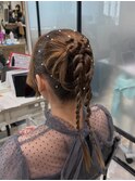 新宿駅/ヘアアレンジ/タイトヘア/カチモリ