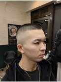 スキンフェード×坊主風ショートスタイル