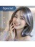 【Special】エドルカラー+カット+プレミークTR+炭酸スパ(Hケア付)[髪質改善