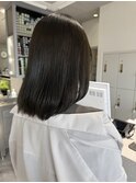 ニュアンスパーマ　髪質改善カラー　顔まわり　レイヤー　艶髪