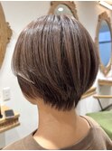 お顔を明るく魅せる大人の上品ショート/20代/30代/40代