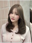 ブリーチなしダブルカラー原宿髪質改善レイヤーカット