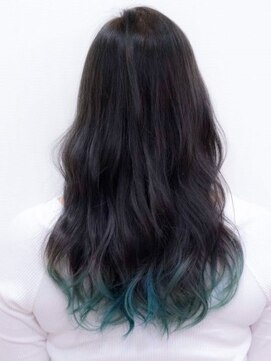 ミーティア バイ クアトロ(Meteor By QUATRO) 【QUATRO】ネイビー×グリーングラデ