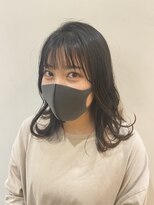 ウシワカマルイースト(ushiwakamaru East) シースルーバングミディアム♪