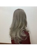 20代30代40代大人かわいいゆるふわスタイル◎アッシュベージュ