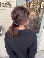 ラピッツヘアデザイン(la Pitt's hair design) ブリーチなしピンクベージュ
