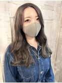 グレージュ　エクステごとカラー　stylist/miaki