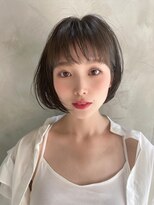 フラッグ ヘアー 天神西通り店(Flag HAIR) ワイドバング☆ショートボブ☆イルミナカラー