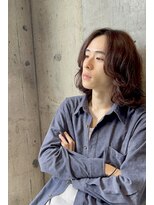 キュー(Cue_)&nbsp;【キューメンズヘア】メンズミディアム×ミルクパーマ【石阪】