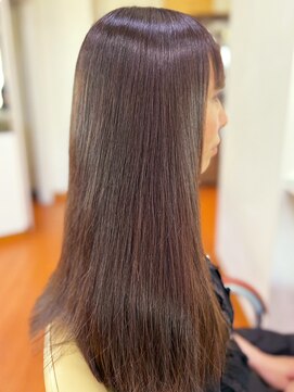 アークスヘアー 20代30代40代髪質改善カラーブラウンベージュ艶感ストレート