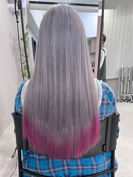 ロウル 渋谷(LOWRL) ラベンダーグレー/ピンク/デザインカラー