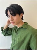 メンズ韓国ヘアー　センターパート/10代20代30代