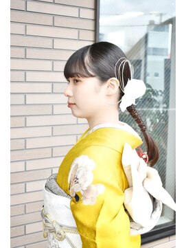 エンドレスウィズユー(ENDLESS WITH YOU) 【成人式】ポニーテールアレンジ