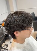 新潟メンズパーマ　新潟波巻き　新潟波巻きスパイラル