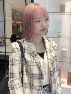 キーン 吉祥寺店(keen) 《keen×カネコ》ペールピンク×bob