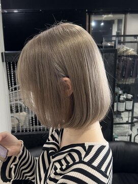 ヘアーデザイン ジェルム(Hair Design germe) ミルクティーボブ / YUDU