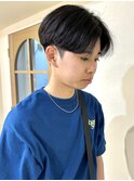 メンズセンターパート 韓国風 ニュアンスパーマ