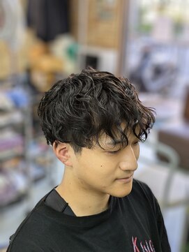 カットハウス パセリ ふわゆるスパイラルパーマ     <理容室>/メンズ/バーバー