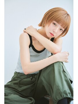 リトル 京都四条店(little) 顔まわりレイヤー×ぷつっとボブ