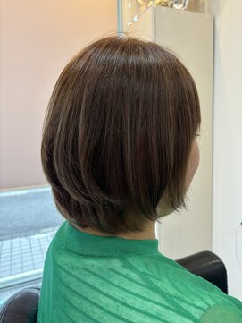 スカイジュース(Sky Juice) ◇naturalストレートに☆酸性縮毛矯正ショートボブ◇