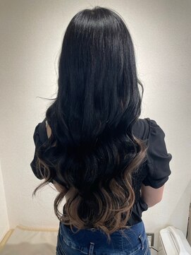 テイス 新宿(TACE) エクステインナーカラー[ネビージュ/黒髪/小顔/新宿]