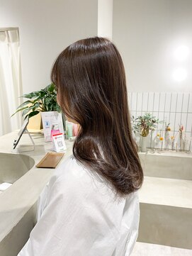 ワタトリ(waTatori) 髪質改善/韓国風黒髪/オリーブグレーココアベージュクラゲヘアー