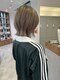 ケンジ 湘南台(KENJE)の写真/細部までこだわる大人の小顔ショート♪自然な丸みとボリューム感でどこから見ても美しいスタイル【湘南台】
