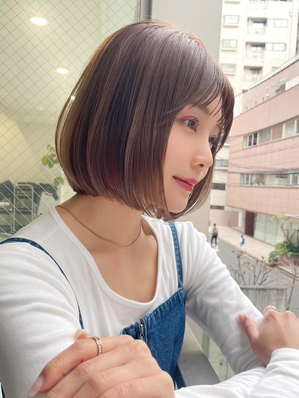 ハイライトバレイヤージュダブルカラーショートカット：L267031448