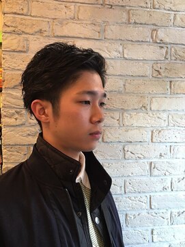 グラッドバーバードットエビス 恵比寿(GLAD BARBER. EBISU) サーフカール/スパイキーショート/ブルーブラック[恵比寿]