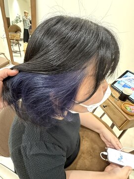 リル 茅ヶ崎(Liru:) くびれヘア/アプリコットオレンジ/ハイライトカラー/茅ヶ崎