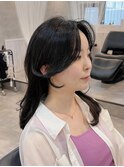 韓国風/レイヤー/小顔/前髪カット/髪質改善/グレージュ/透明感