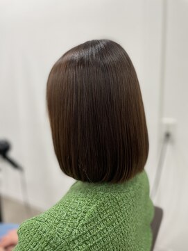 ジゼル ヘアガーデン(Giselle.hair garden) 真っ直ぐすぎない自然なストレート