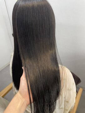 アリアツイン バイ エクラート 池袋西口店(ARiA TWiN by ECLART) 縮毛矯正ダークグレージュ［髪質改善］［縮毛矯正］