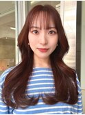 韓国風レイヤーカット顔まわりくびれオルチャン堀江