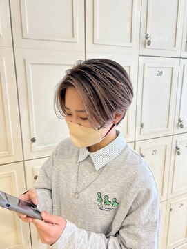 ガレリア オリジン(GALLARIA ORIGIN'S) バレイヤージュ×ハンサムショート