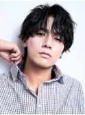 men's/顔周り/ニュアンスパーマ/黒染め/韓国/ダウンパーマ