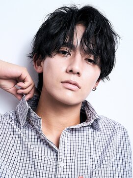 ロンドアンメゾン 原宿(Lond un Maison.) men's/顔周り/ニュアンスパーマ/黒染め/韓国/ダウンパーマ