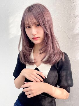 ツヤ髪レイヤーカット20代30代40代髪質改善ブリーチカラー