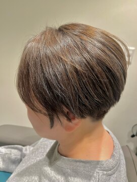 ハンサムショート（刈り上げ/ツーブロック）×髪質改善縮毛矯正