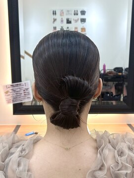 ロビー(LOBBY) タイトリボンヘア/結婚式お呼ばれヘア