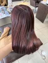 フォルテ 草薙店&nbsp;ピンクブラウン　暖色カラー　西村ひより