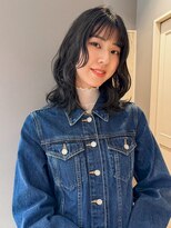 バランス(BALANCE.) ウェーブヘア×ダークネイビー