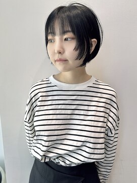 ステアケース ギンザセブン(stair:case ginza7) 大人黒髪レイヤーマッシュショート