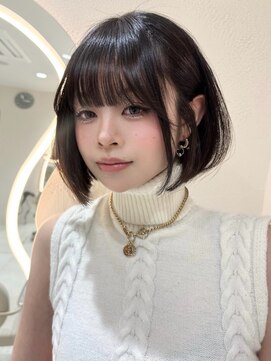 サイン 渋谷(SIGN) お洒落なレイヤーカットハッシュカットレイヤーボブ渋谷