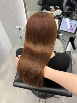 ケイバイミシェリー(kei by misherry) ブリーチなしオレンジベージュ