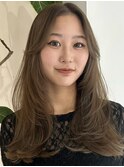 ハイライトレイヤーカットダブルカラーイルミナカラー縮毛矯正