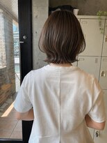 エインアンリー 明治神宮前(AIN.ANLY.)&nbsp;くびれパーマ、ボブ軽め、ワンカールパーマ、ニュアンスパーマ