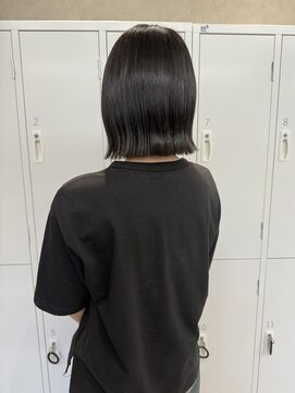 フォト 富山(foto) 外ハネボブ/ミニボブ/ぱっつとボブ／切りっぱなしボブ