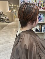 ヘアーアンドビューティーショップ エボルティー(hair&beauty shop EvoLuty)&nbsp;オレンジハイライト